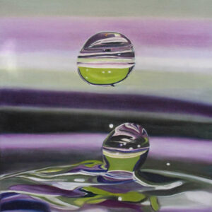 Contemporary, Water, Droplets, Purple.